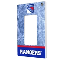 New York Rangers Wordmark Single Rocker Lightswitch Plate