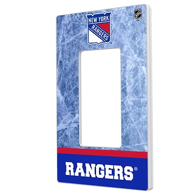 New York Rangers Wordmark Single Rocker Lightswitch Plate