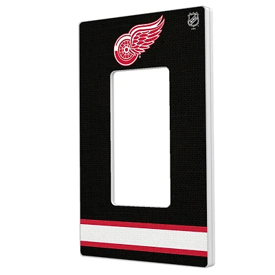 Detroit Red Wings Single Rocker Lightswitch Plate
