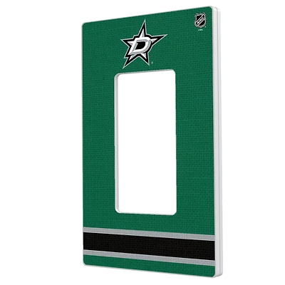 Dallas Stars Single Rocker Lightswitch Plate
