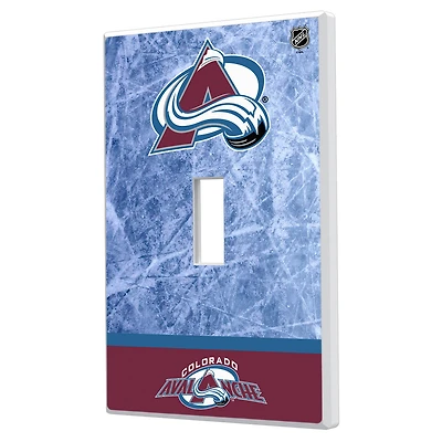 Colorado Avalanche Wordmark Single Toggle Lightswitch Plate
