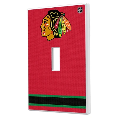 Chicago Blackhawks Single Toggle Lightswitch Plate