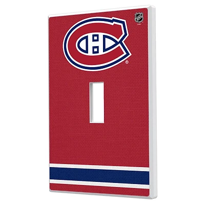 Montreal Canadiens Single Toggle Lightswitch Plate