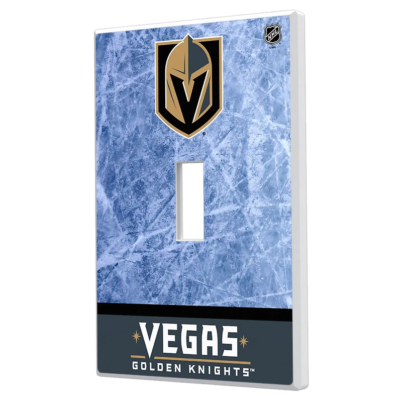 Vegas Golden Knights Wordmark Single Toggle Lightswitch Plate