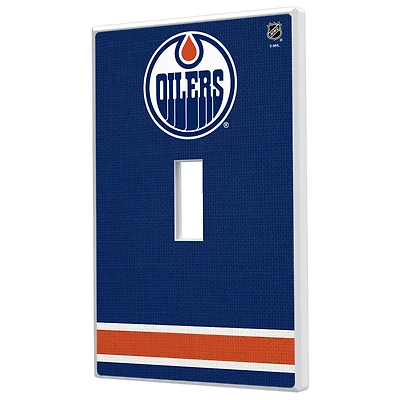 Edmonton Oilers Single Toggle Lightswitch Plate