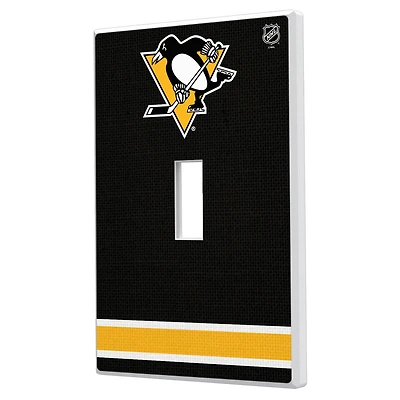 Pittsburgh Penguins Single Toggle Lightswitch Plate
