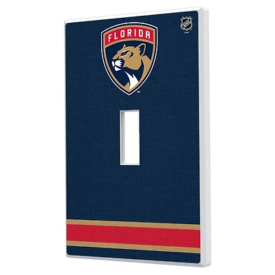 Florida Panthers Single Toggle Lightswitch Plate