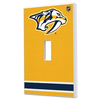 Nashville Predators Single Toggle Lightswitch Plate