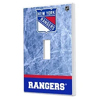 New York Rangers Wordmark Single Toggle Lightswitch Plate