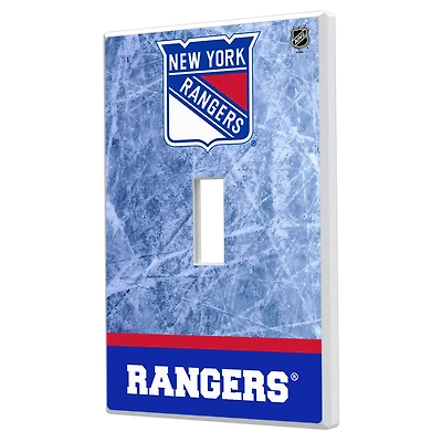 New York Rangers Wordmark Single Toggle Lightswitch Plate
