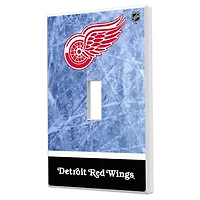 Detroit Red Wings Wordmark Single Toggle Lightswitch Plate