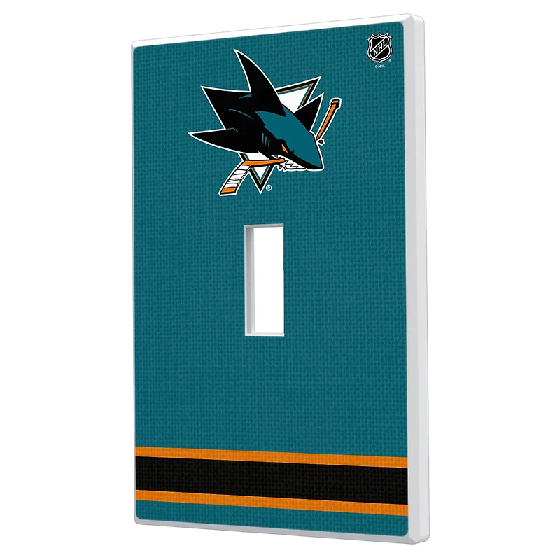 San Jose Sharks Single Toggle Lightswitch Plate