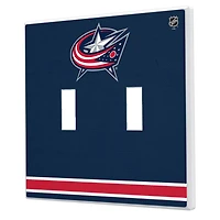 Columbus Blue Jackets Double Toggle Lightswitch Plate