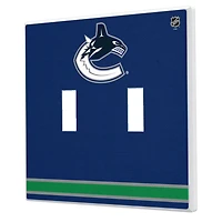 Vancouver Canucks Double Toggle Lightswitch Plate