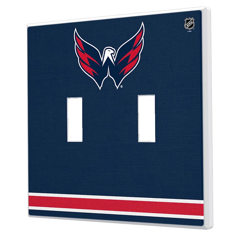 Washington Capitals Double Toggle Lightswitch Plate