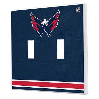 Washington Capitals Double Toggle Lightswitch Plate