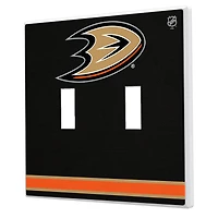 Anaheim Ducks Double Toggle Lightswitch Plate