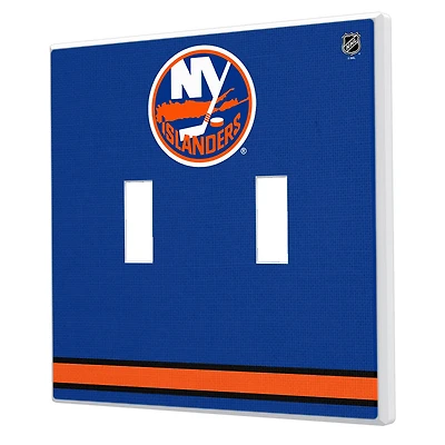New York Islanders Double Toggle Lightswitch Plate