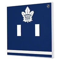 Toronto Maple Leafs Double Toggle Lightswitch Plate