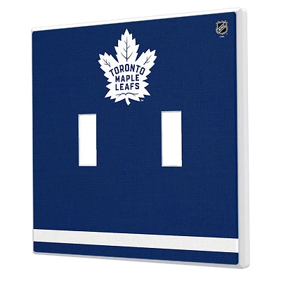 Toronto Maple Leafs Double Toggle Lightswitch Plate