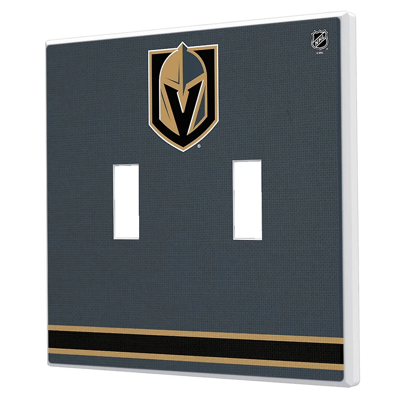 Vegas Golden Knights Double Toggle Lightswitch Plate