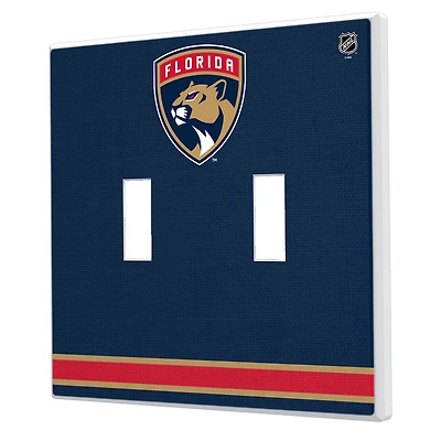 Florida Panthers Double Toggle Lightswitch Plate