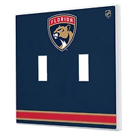 Florida Panthers Double Toggle Lightswitch Plate