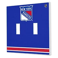 New York Rangers Double Toggle Lightswitch Plate