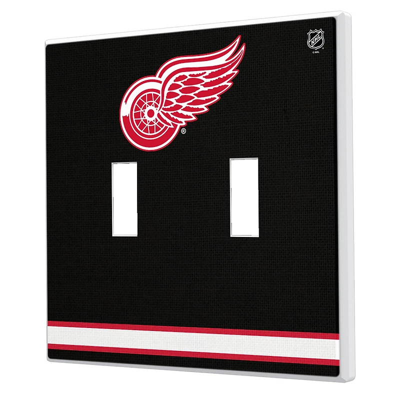 Detroit Red Wings Double Toggle Lightswitch Plate
