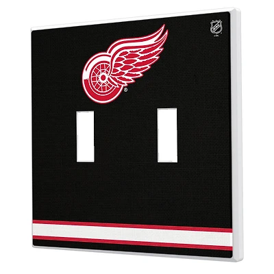 Detroit Red Wings Double Toggle Lightswitch Plate