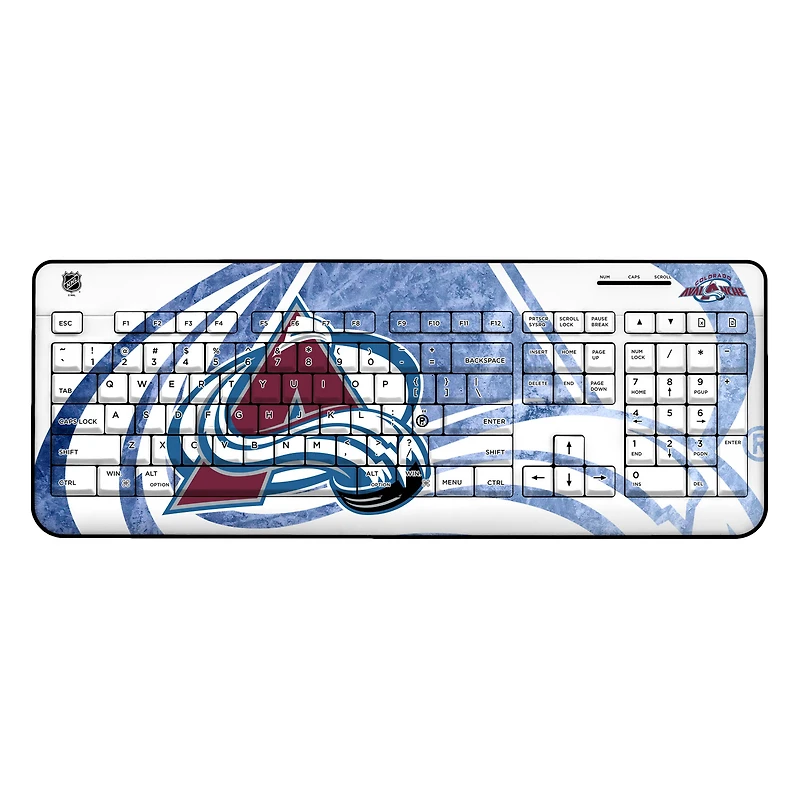 Colorado Avalanche Ice Tilt Wireless Keyboard