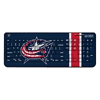 Columbus Blue Jackets Stripe Wireless Keyboard
