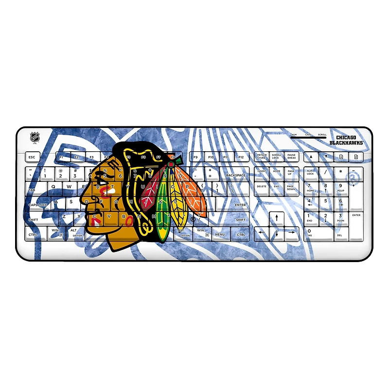 Chicago Blackhawks Ice Tilt Wireless Keyboard