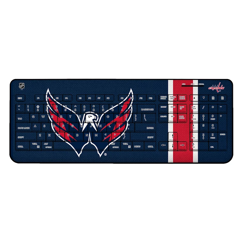Washington Capitals Stripe Wireless Keyboard