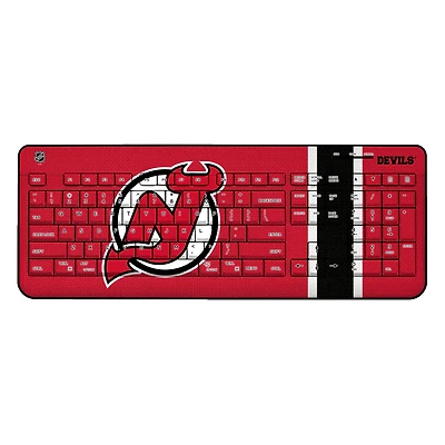 New Jersey Devils Stripe Wireless Keyboard