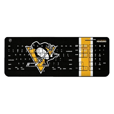 Pittsburgh Penguins Stripe Wireless Keyboard