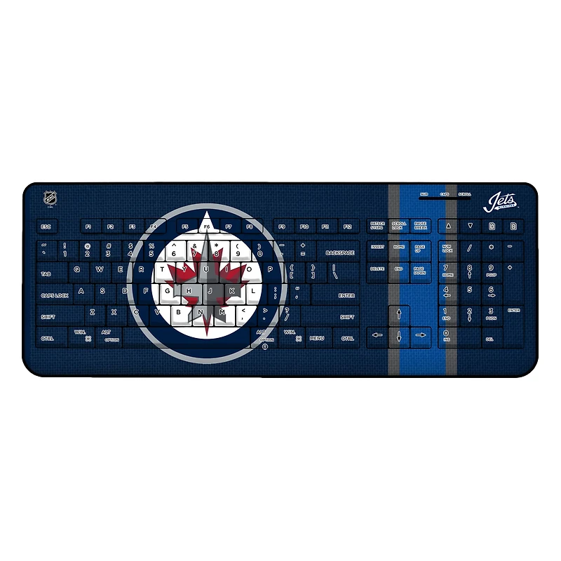 Winnipeg Jets Stripe Wireless Keyboard