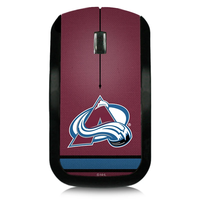 Colorado Avalanche Stripe Wireless Mouse