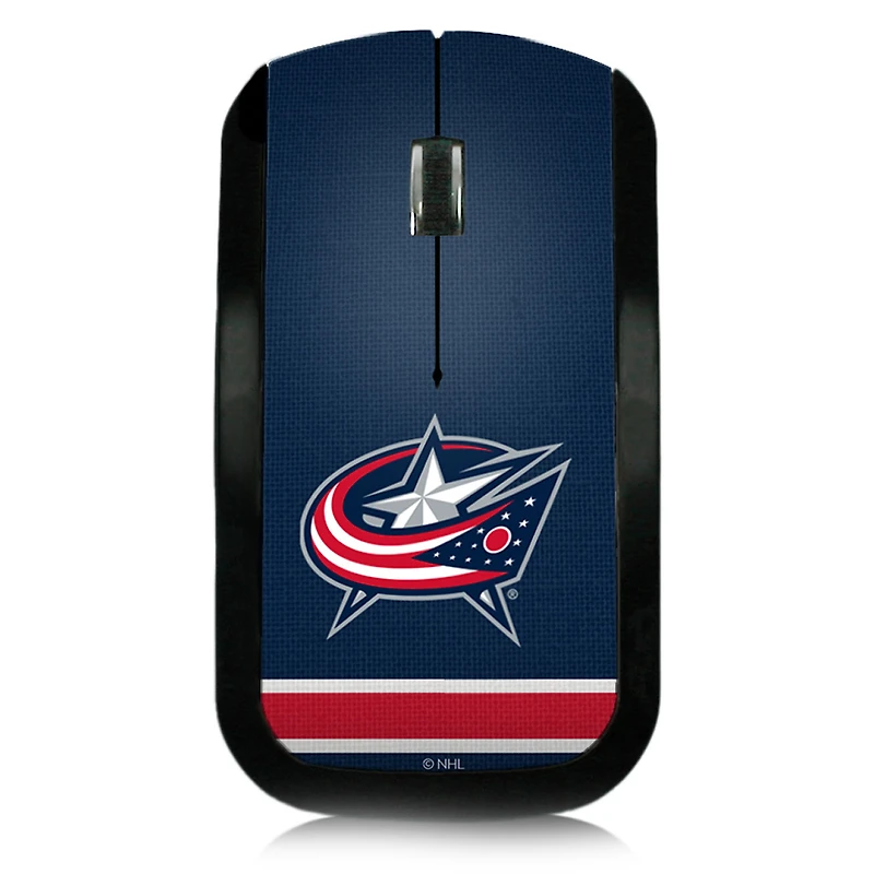Columbus Blue Jackets Stripe Wireless Mouse