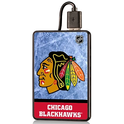 Chicago Blackhawks Wordmark Credit Card Power Bank