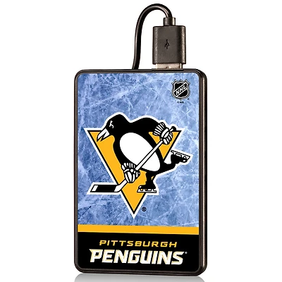Pittsburgh Penguins Wordmark Credit Card Power Bank