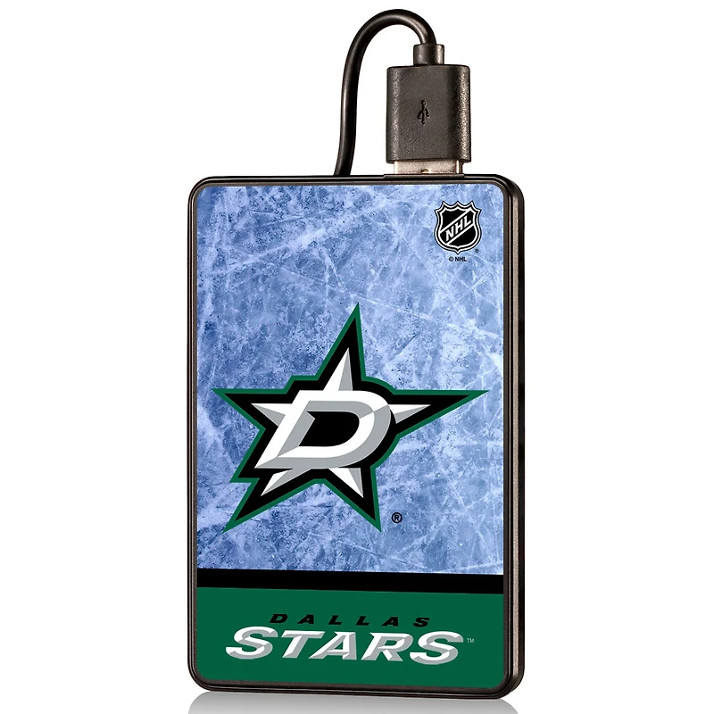 Dallas Stars Wordmark Credit Card Power Bank