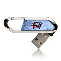Columbus Blue Jackets Ice Flood Clip USB Flash Drive