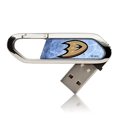 Anaheim Ducks Ice Flood Clip USB Flash Drive