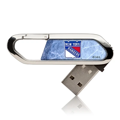 New York Rangers Ice Flood Clip USB Flash Drive