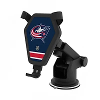 Columbus Blue Jackets Stripe Wireless Car Charger