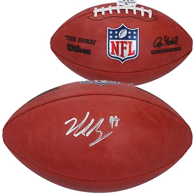 Nick Bosa San Francisco 49ers Autographed Duke Game Football