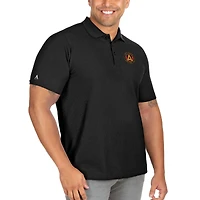Men's Antigua Black Atlanta United FC Big & Tall Legacy Pique Polo