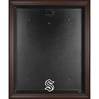 Seattle Kraken Brown Framed Logo Jersey Display Case