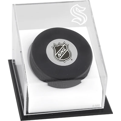 Seattle Kraken Puck Deluxe Logo Display Case